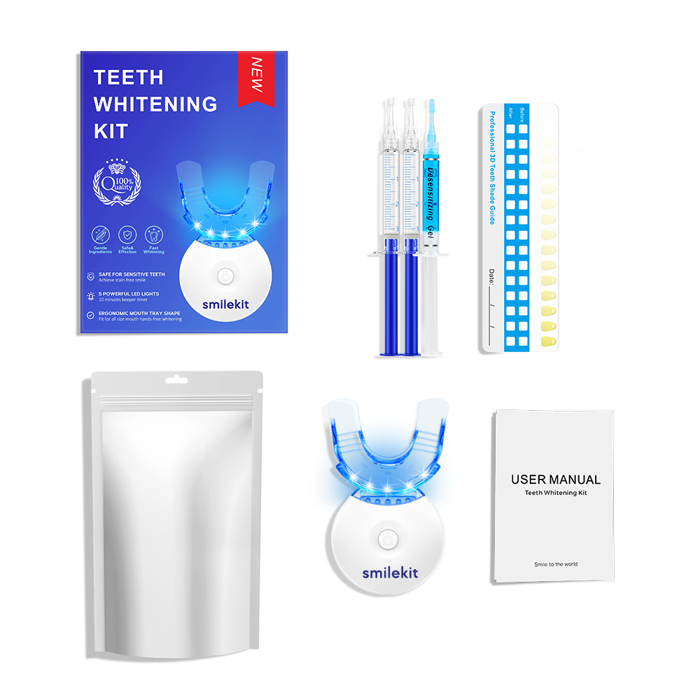 Teeth Whitening Q&M - Teeth Whitening Kit - 5X LED