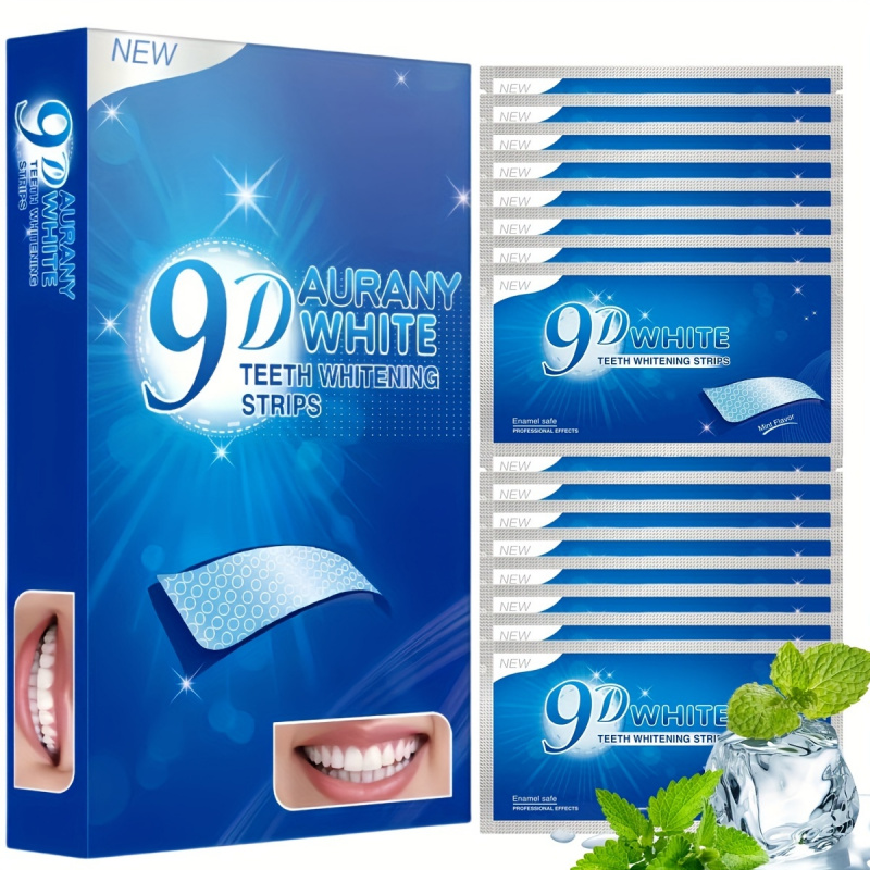 Teeth Whitening Q&M - 21 Pairs of 9D Aurany White