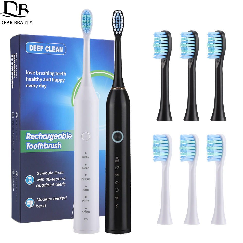 Teeth Whitening Toothbrush - Rechargeable Electric Toothbrush For Adults 6