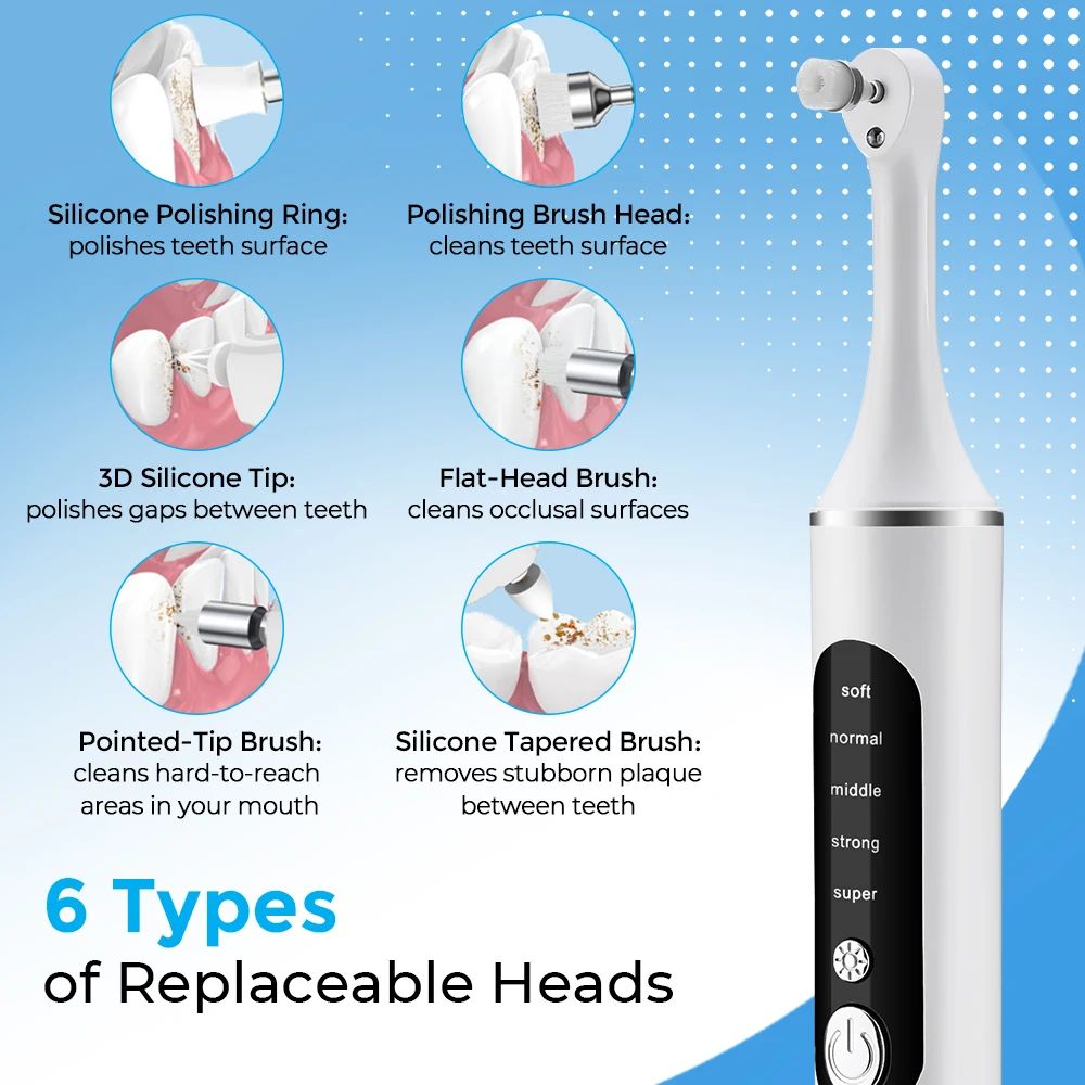 Electric Tooth Polisher Teeth  - Teeth Whitening Toothbrush ulasan dan harga