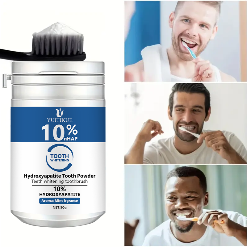 YUTIKUE 10% nHAP Tooth Powder  - Teeth Whitening Q&M ulasan dan harga