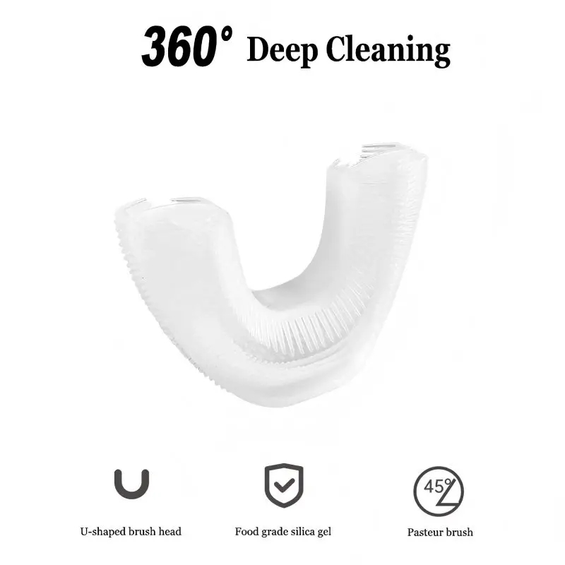 TOP NEW Portable U-Shaped Elec - Teeth Whitening Toothbrush ulasan dan harga