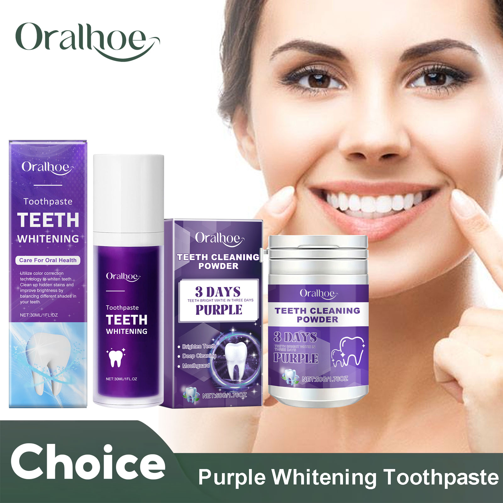 Purple Corrector Teeth Whiteni - Teeth Whitening Q&M ulasan dan harga
