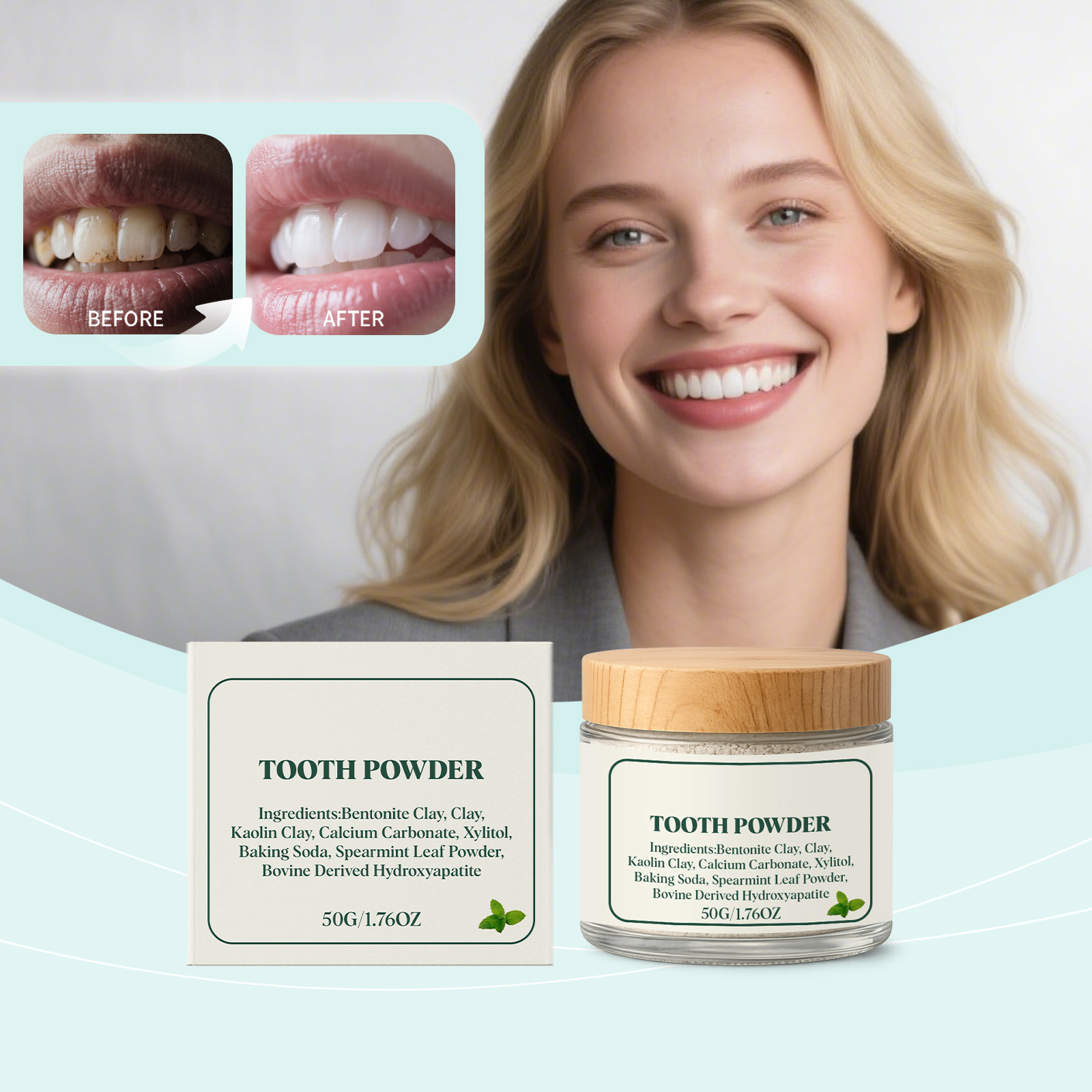 Peppermint stain-removing toot - Teeth Whitening Ingredients ulasan dan harga