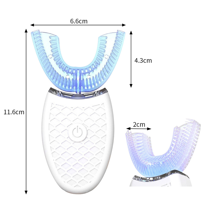 Soft Bristle U Shape Smart Tee - Teeth Whitening Toothbrush ulasan dan harga