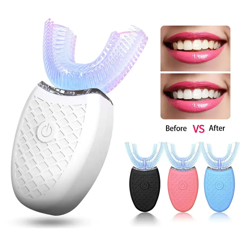 Soft Bristle U Shape Smart Tee - Teeth Whitening Toothbrush ulasan dan harga