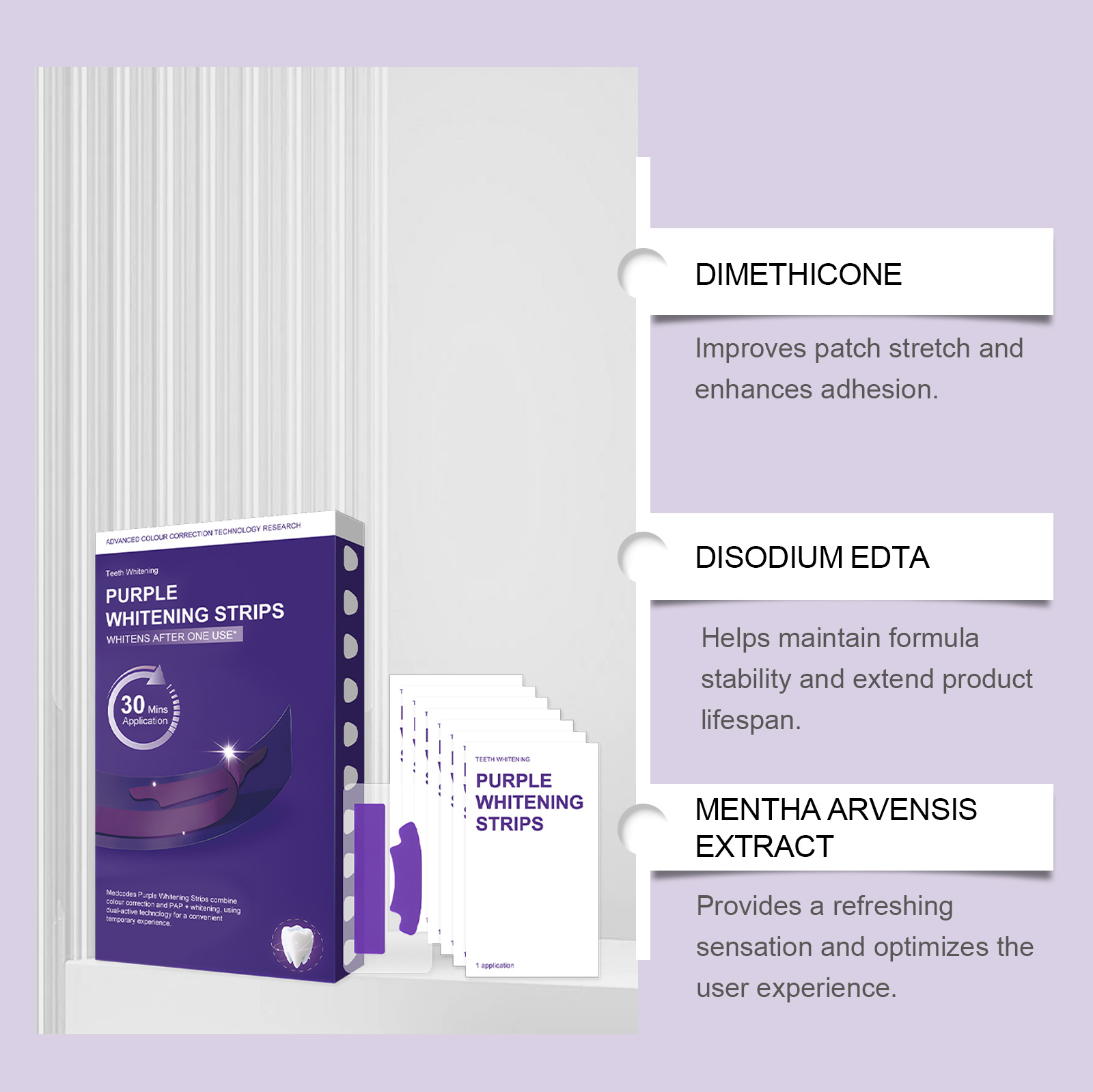 Purple Bright Stain-Removing T - Teeth Whitening Ingredients ulasan dan harga