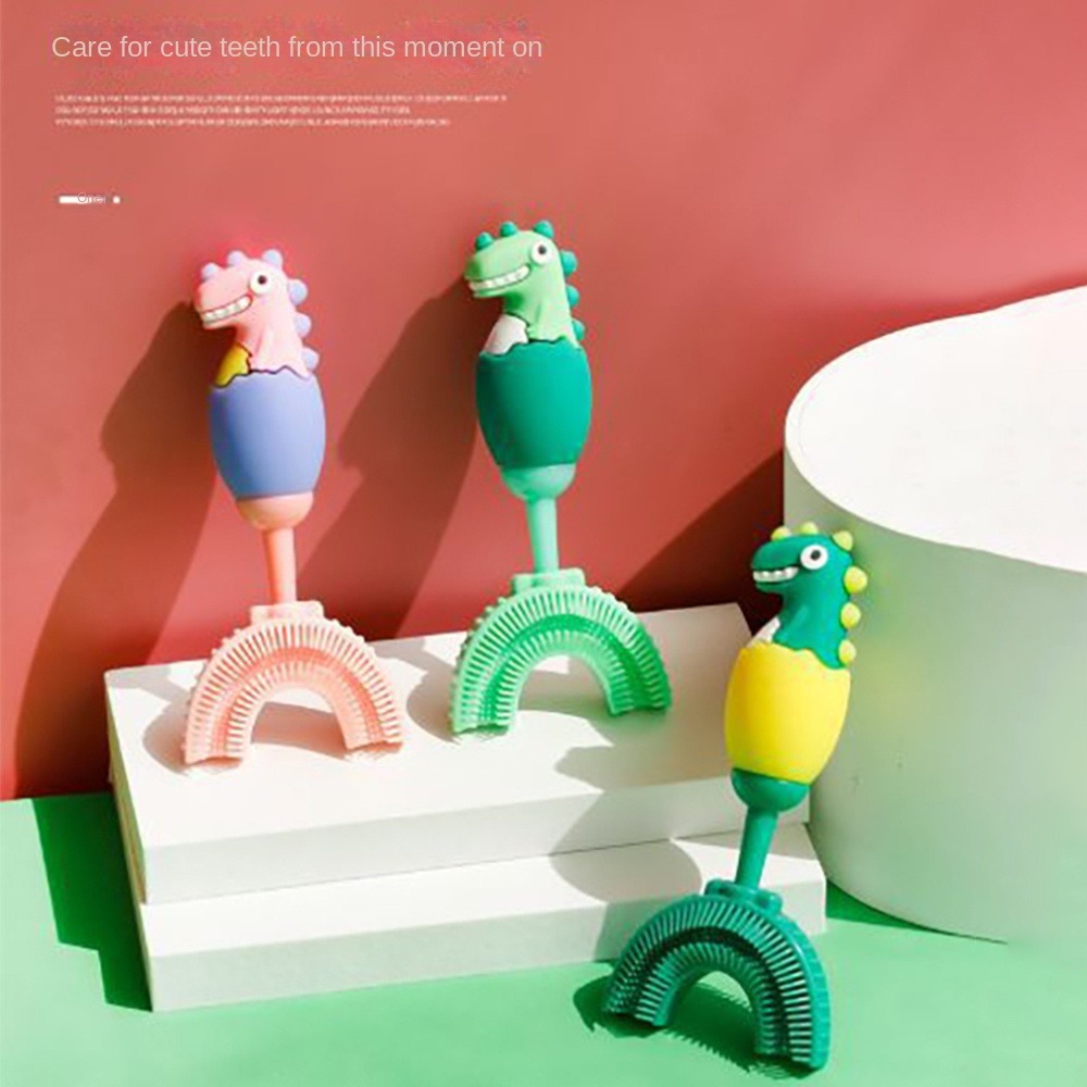 Kids Toothbrush U-shaped 360De - Teeth Whitening Toothbrush ulasan dan harga