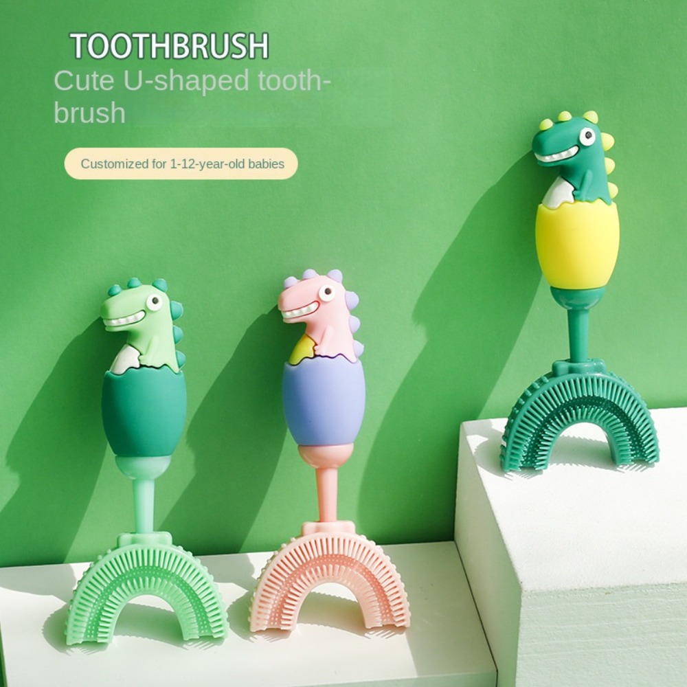 Kids Toothbrush U-shaped 360De - Teeth Whitening Toothbrush ulasan dan harga