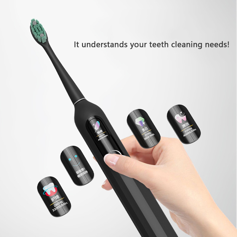 Sonic Vibration Electric Tooth - Teeth Whitening Toothbrush ulasan dan harga
