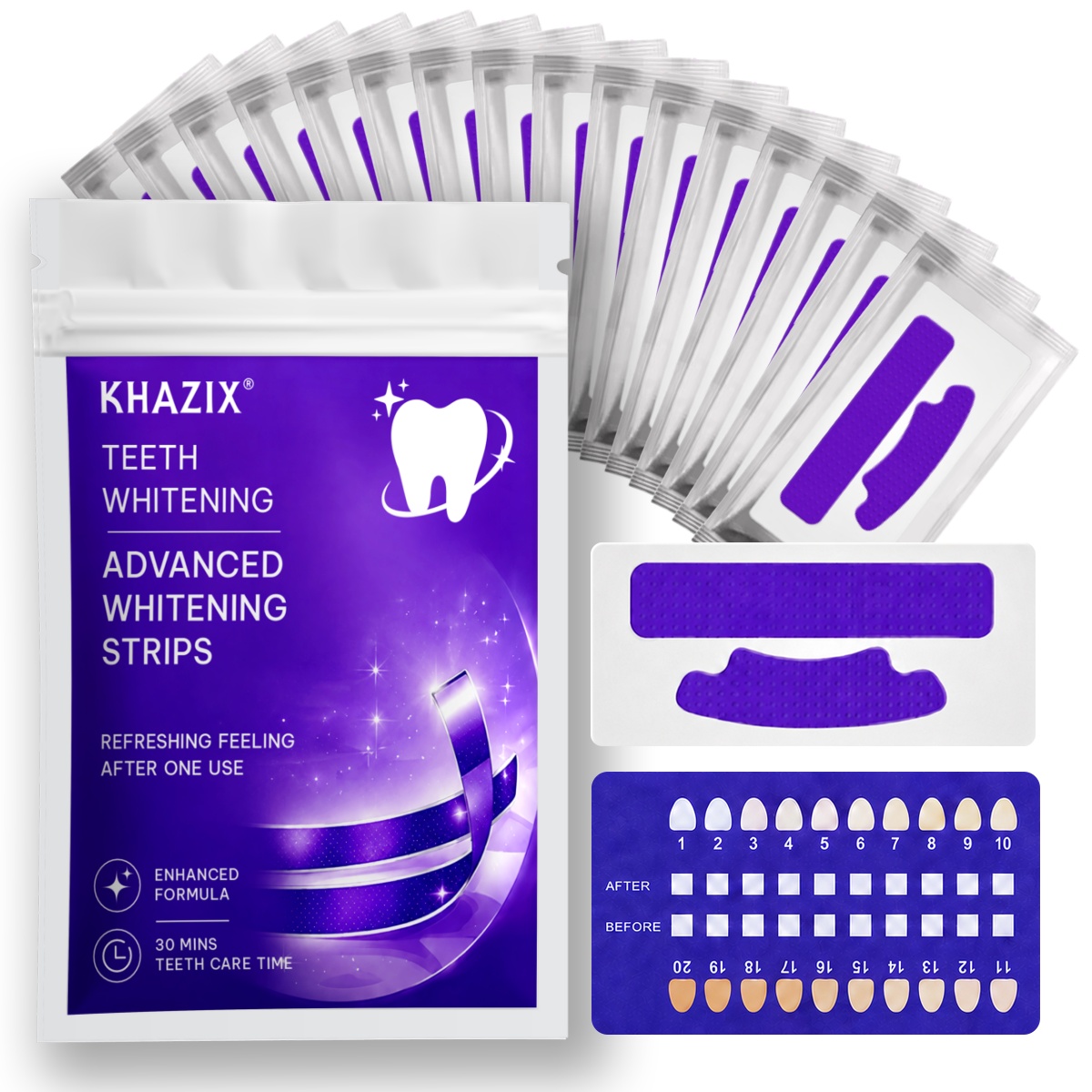 1/7 Pairs Teeth Whitening Stri - Teeth Whitening Street ulasan dan harga