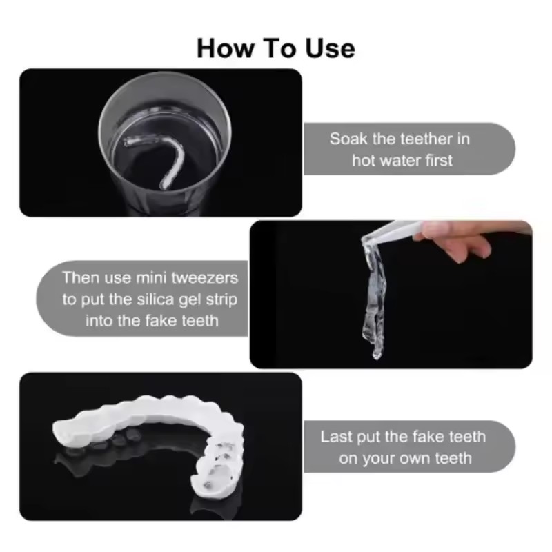 Teeth Veneers Whitening Dentur - Teeth Whitening Vape ulasan dan harga