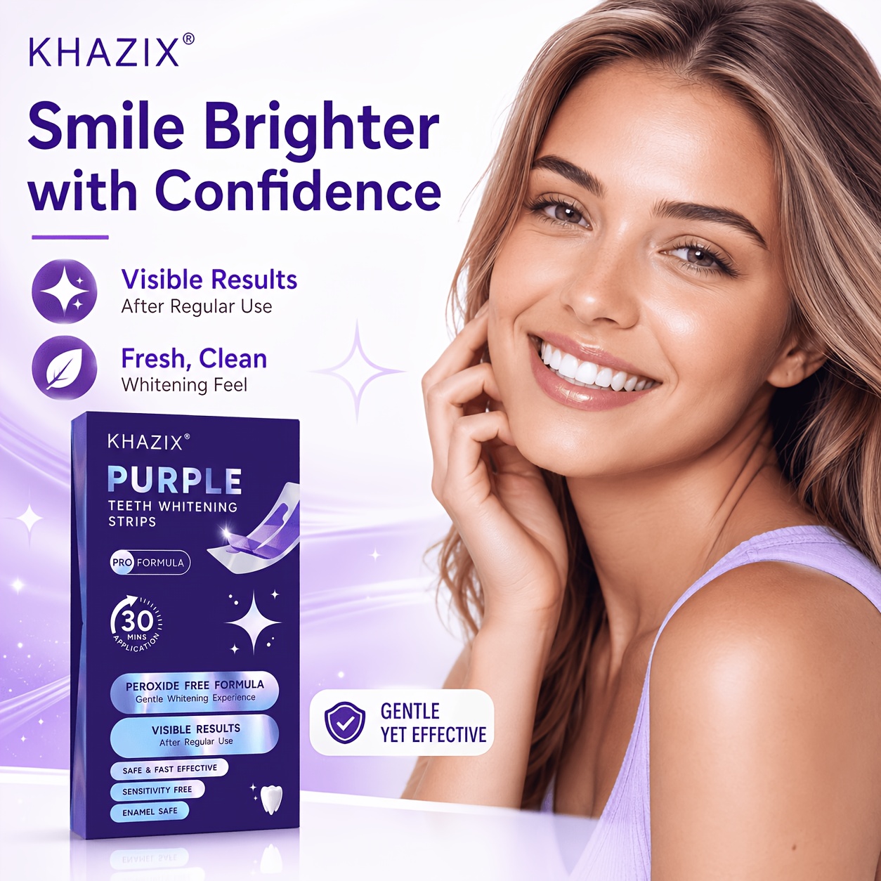 1/10pairs Purple Teeth Whiteni - Teeth Whitening Street ulasan dan harga