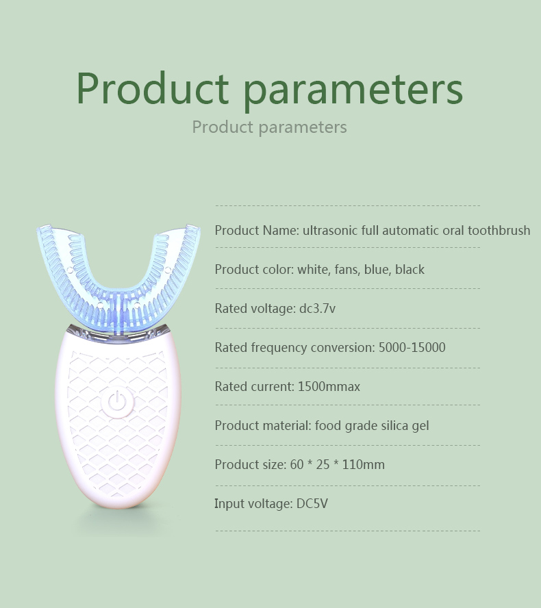 Intelligent U-Type Toothbrush  - Teeth Whitening Toothbrush ulasan dan harga