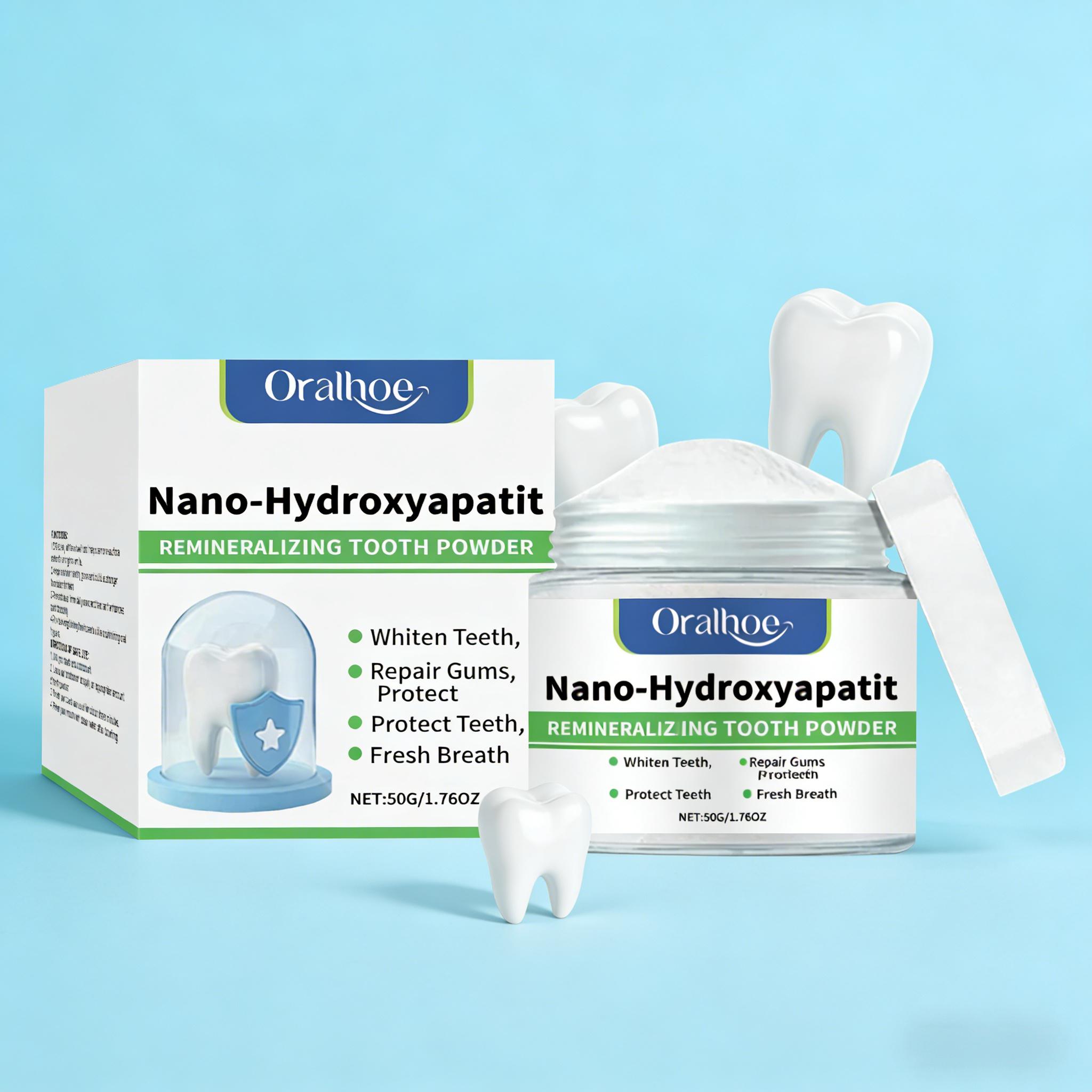 Oralhoe Whitening Tooth Powder - Teeth Whitening Q&M ulasan dan harga