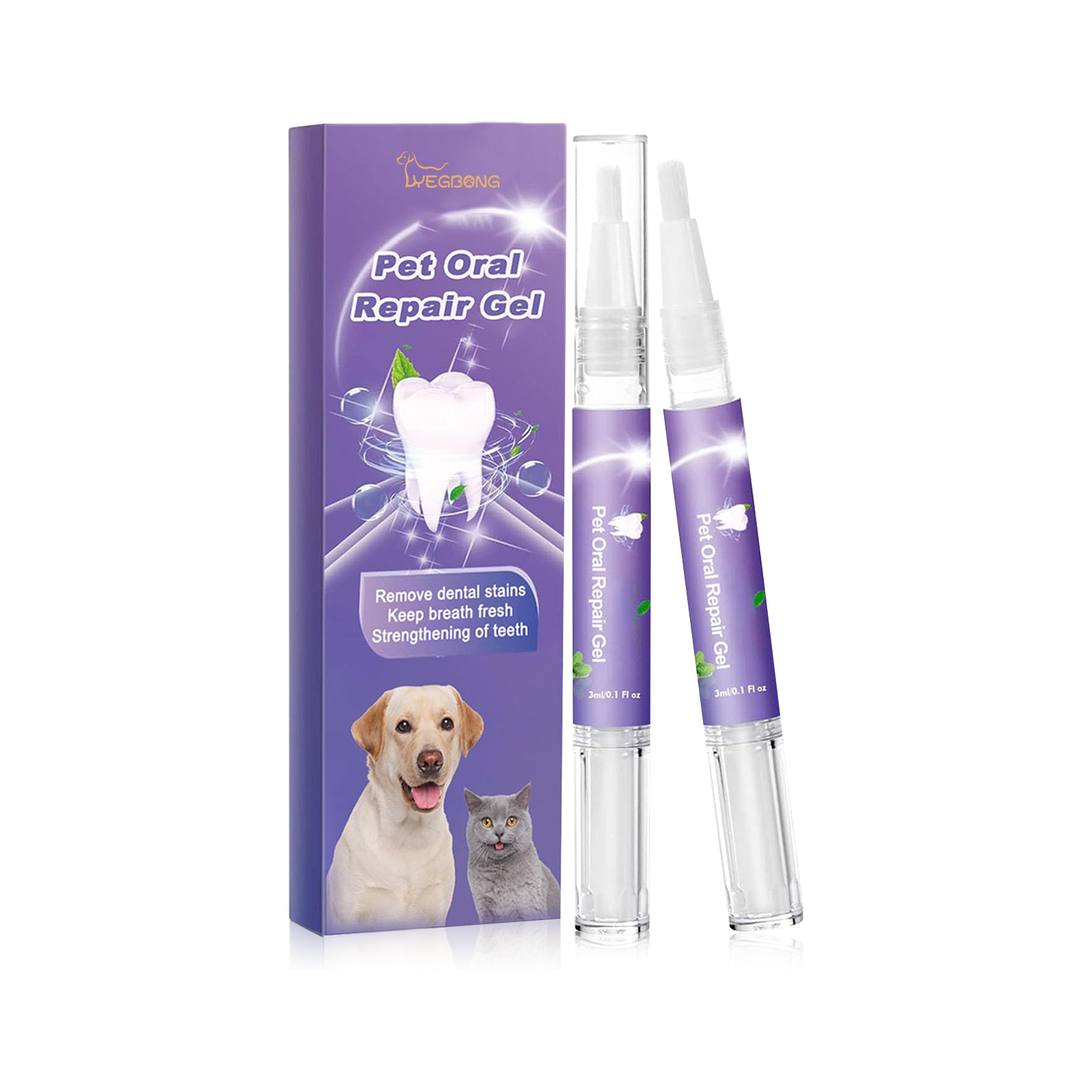 Pet Oral Repair Gel Puppy Tart - Teeth Whitening Q&M ulasan dan harga