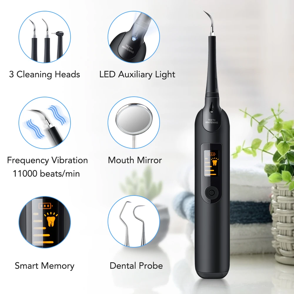 Electric Dental Scaler Toothbr - Teeth Whitening Toothbrush ulasan dan harga