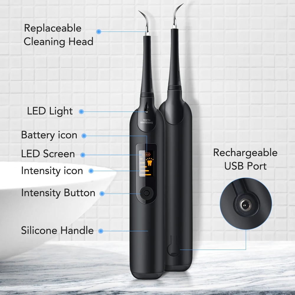 Electric Dental Scaler Toothbr - Teeth Whitening Toothbrush ulasan dan harga