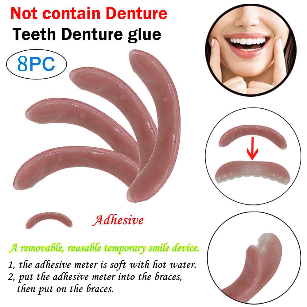 4/8 Pcs Whitening Braces Adhes - Teeth Whitening Street ulasan dan harga