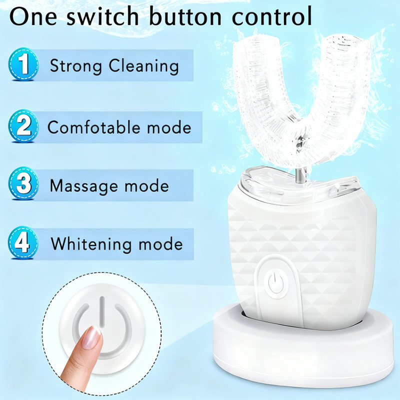 Portable U-shaped electric too - Teeth Whitening Toothbrush ulasan dan harga
