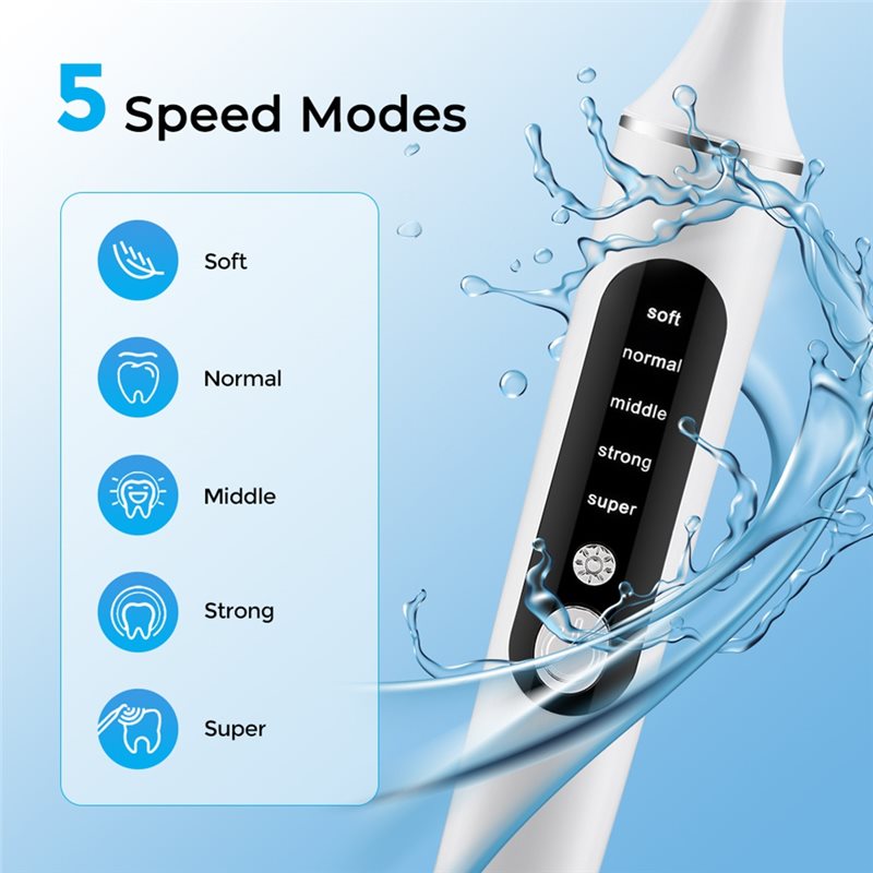 A83G-LED Light Rechargeable El - Teeth Whitening Toothbrush ulasan dan harga