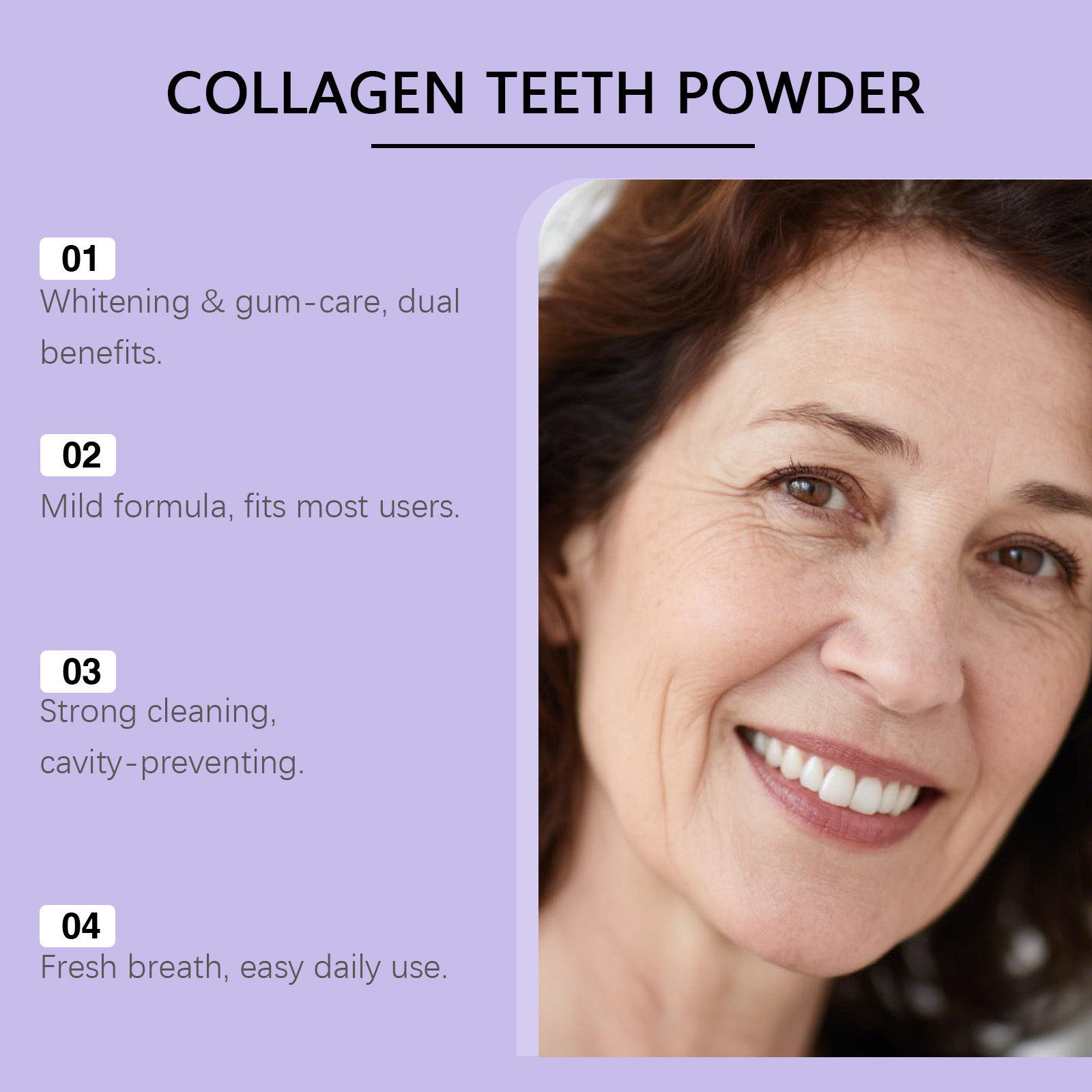 Collagen Teeth Whitening Powde - Teeth Whitening Ingredients ulasan dan harga