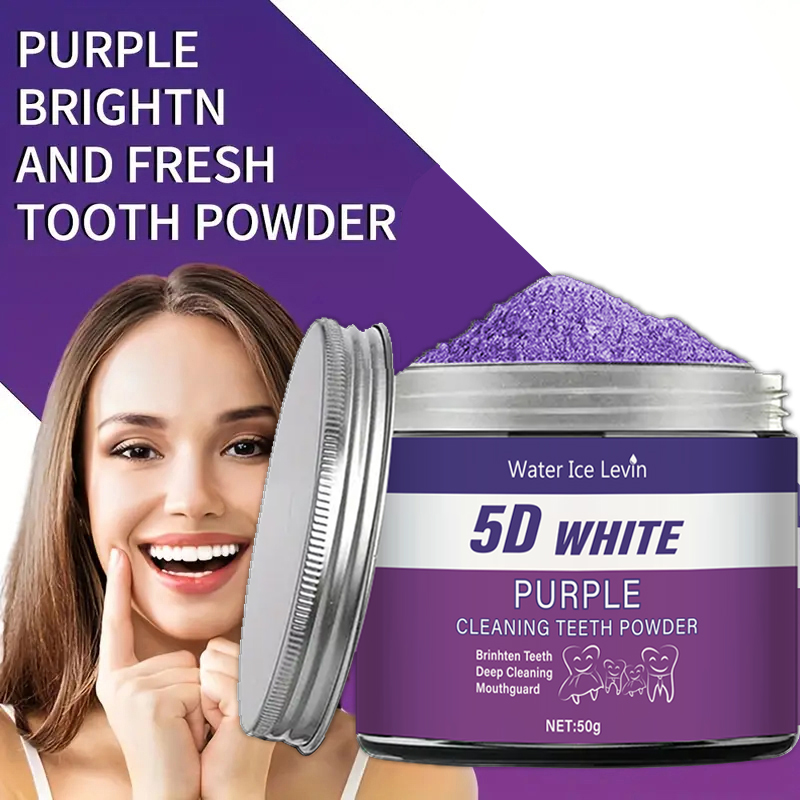 Purple Teeth Whitening Powder, - Teeth Whitening Ingredients ulasan dan harga